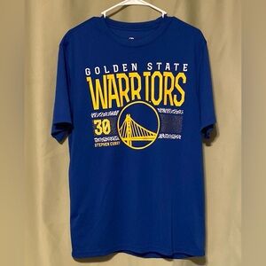 Golden State Warriors Steph Curry, Blue Performance Shirt men’s Large